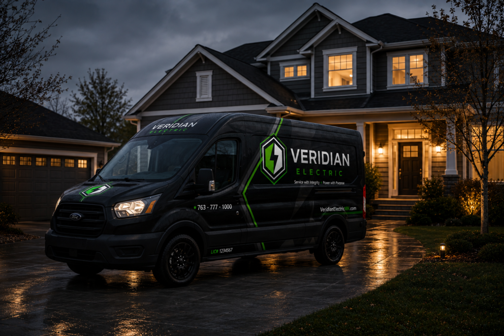 Licensed electrician in Ramsey MN providing residential electrical services