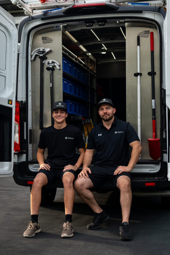 Veridian Electric master electrician and apprentice in Ramsey, MN
